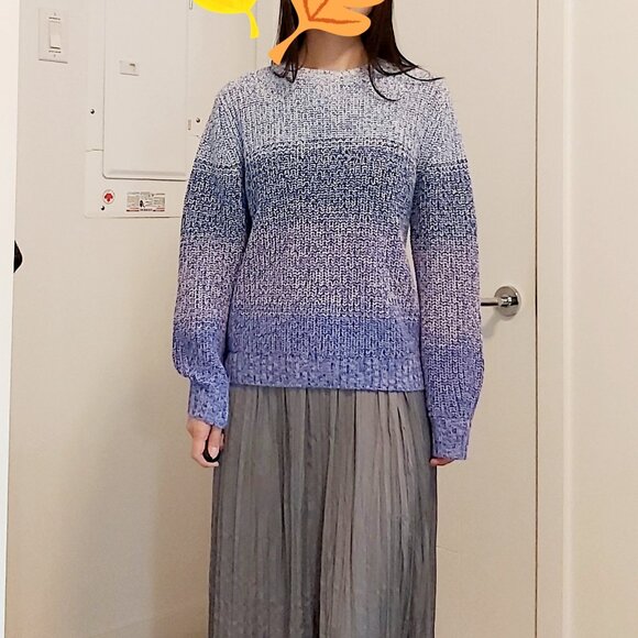 Reitman's Long-Sleeve Crew-Neck Sweater, Marled Purple-Blue - Picture 2 of 5